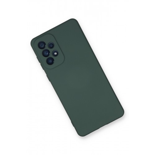 Newface Samsung Galaxy A53 5G Kılıf Nano içi Kadife Silikon - Koyu Yeşil Newface Samsung Galaxy A53 5G Kılıf Nano içi Kadife Silikon - Koyu Yeşil
