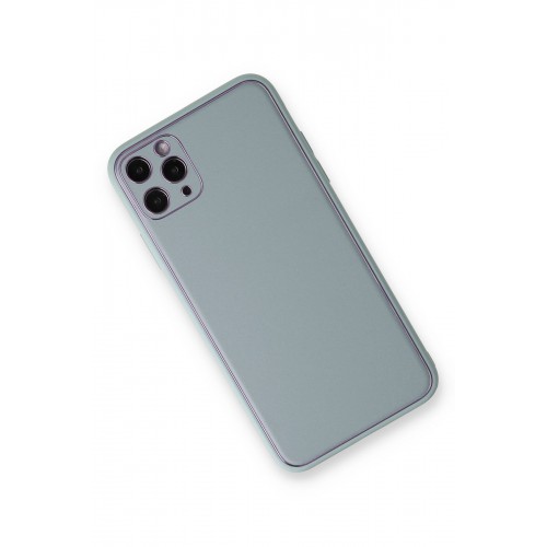 Newface iPhone 11 Pro Max Kılıf Coco Deri Silikon Kapak - Turkuaz Newface iPhone 11 Pro Max Kılıf Coco Deri Silikon Kapak - Turkuaz
