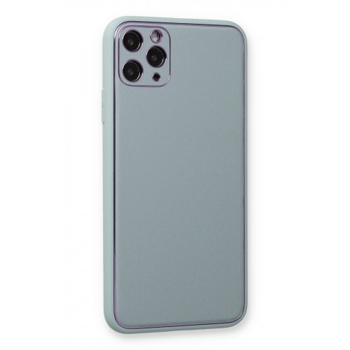 Newface iPhone 11 Pro Max Kılıf Coco Deri Silikon Kapak - Turkuaz Newface iPhone 11 Pro Max Kılıf Coco Deri Silikon Kapak - Turkuaz