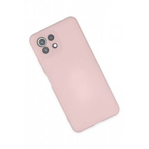 Newface Xiaomi Mİ 11 Lite Kılıf Nano içi Kadife Silikon - Pudra Newface Xiaomi Mİ 11 Lite Kılıf Nano içi Kadife Silikon - Pudra