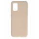 Newface Samsung Galaxy S20 Kılıf Nano içi Kadife Silikon - Pudra Newface Samsung Galaxy S20 Kılıf Nano içi Kadife Silikon - Pudra