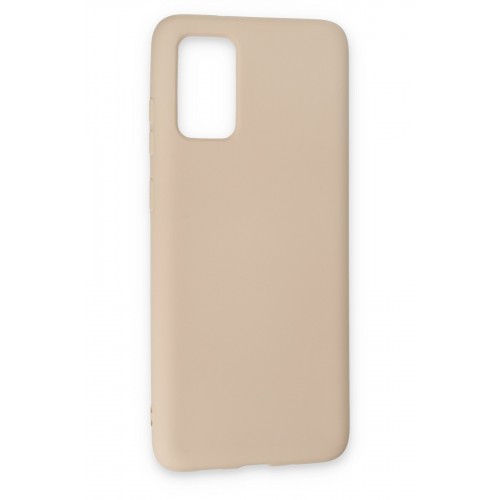Newface Samsung Galaxy S20 Kılıf Nano içi Kadife Silikon - Pudra Newface Samsung Galaxy S20 Kılıf Nano içi Kadife Silikon - Pudra