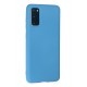 Newface Samsung Galaxy S20 Kılıf Nano içi Kadife Silikon - Mavi Newface Samsung Galaxy S20 Kılıf Nano içi Kadife Silikon - Mavi