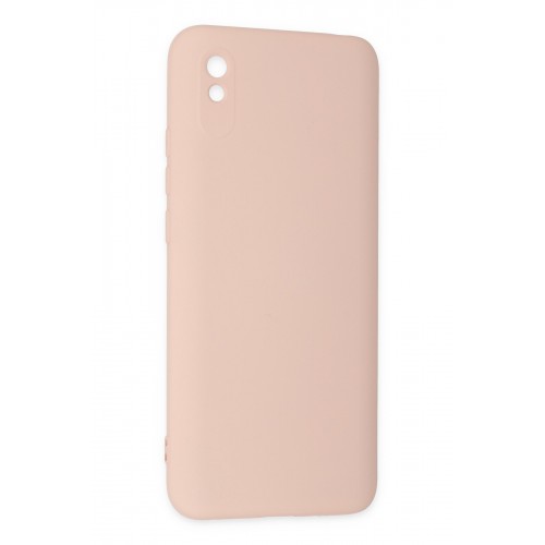 Newface Xiaomi Redmi 9A Kılıf Nano içi Kadife Silikon - Pudra Newface Xiaomi Redmi 9A Kılıf Nano içi Kadife Silikon - Pudra
