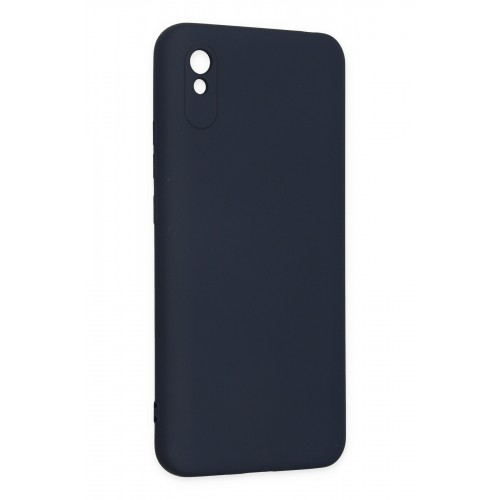 Newface Xiaomi Redmi 9A Kılıf Nano içi Kadife Silikon - Lacivert Newface Xiaomi Redmi 9A Kılıf Nano içi Kadife Silikon - Lacivert