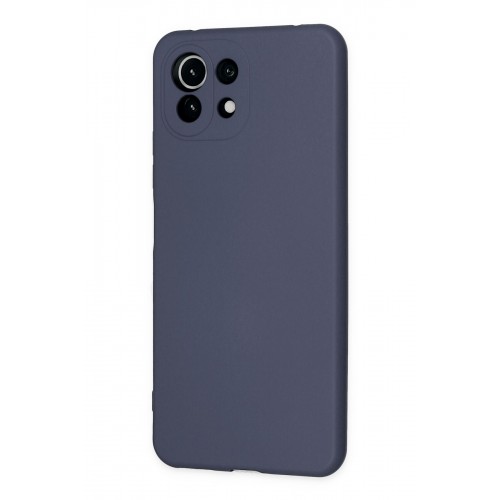 Newface Xiaomi Mİ 11 Lite Kılıf Nano içi Kadife Silikon - Gri Newface Xiaomi Mİ 11 Lite Kılıf Nano içi Kadife Silikon - Gri