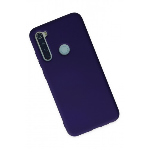 Newface Xiaomi Redmi Note 8 Kılıf Nano içi Kadife Silikon - Mor Newface Xiaomi Redmi Note 8 Kılıf Nano içi Kadife Silikon - Mor
