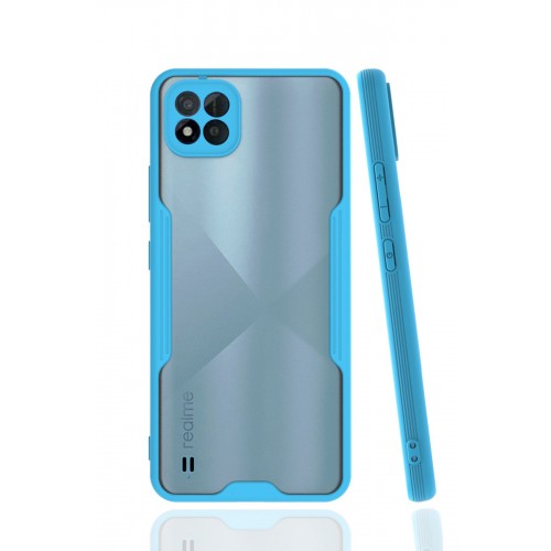 Newface Realme C11 2021 Kılıf Platin Silikon - Mavi Newface Realme C11 2021 Kılıf Platin Silikon - Mavi
