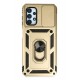 Newface Samsung Galaxy A23 4G Kılıf Pars Lens Yüzüklü Silikon - Gold Newface Samsung Galaxy A23 4G Kılıf Pars Lens Yüzüklü Silikon - Gold