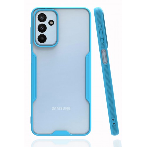 Newface Samsung Galaxy M23 Kılıf Platin Silikon - Mavi Newface Samsung Galaxy M23 Kılıf Platin Silikon - Mavi