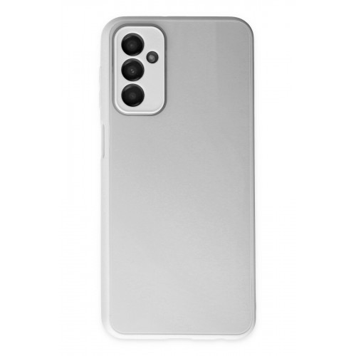 Newface Samsung Galaxy M23 Kılıf Glass Kapak - Beyaz Newface Samsung Galaxy M23 Kılıf Glass Kapak - Beyaz