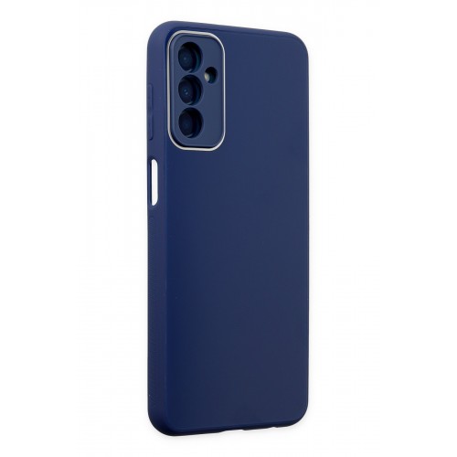 Newface Samsung Galaxy M23 Kılıf Glass Kapak - Lacivert Newface Samsung Galaxy M23 Kılıf Glass Kapak - Lacivert