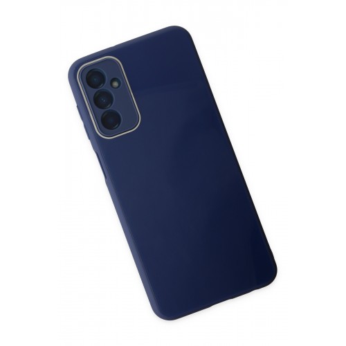 Newface Samsung Galaxy M23 Kılıf Glass Kapak - Lacivert Newface Samsung Galaxy M23 Kılıf Glass Kapak - Lacivert