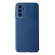 Newface Samsung Galaxy M23 Kılıf Glass Kapak - Mavi Newface Samsung Galaxy M23 Kılıf Glass Kapak - Mavi