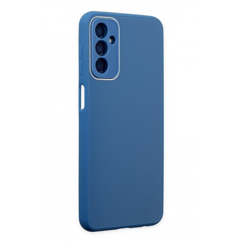 Newface Samsung Galaxy M23 Kılıf Glass Kapak - Mavi Newface Samsung Galaxy M23 Kılıf Glass Kapak - Mavi