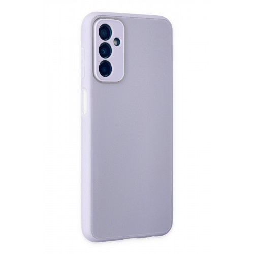 Newface Samsung Galaxy M23 Kılıf Glass Kapak - Lila Newface Samsung Galaxy M23 Kılıf Glass Kapak - Lila