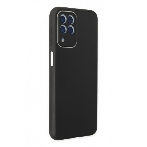 Newface Samsung Galaxy M33 Kılıf Glass Kapak - Siyah Newface Samsung Galaxy M33 Kılıf Glass Kapak - Siyah