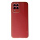 Newface Samsung Galaxy M33 Kılıf Glass Kapak - Bordo Newface Samsung Galaxy M33 Kılıf Glass Kapak - Bordo