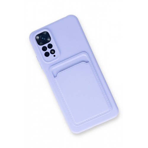 Newface Xiaomi Redmi Note 11 Kılıf Kelvin Kartvizitli Silikon - Lila Newface Xiaomi Redmi Note 11 Kılıf Kelvin Kartvizitli Silikon - Lila