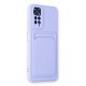 Newface Xiaomi Redmi Note 11 Kılıf Kelvin Kartvizitli Silikon - Lila Newface Xiaomi Redmi Note 11 Kılıf Kelvin Kartvizitli Silikon - Lila