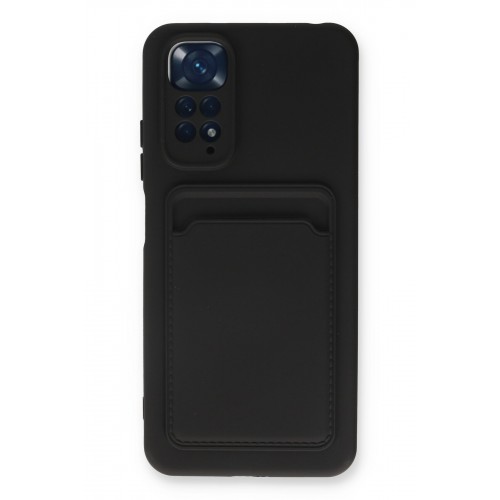 Newface Xiaomi Redmi Note 11S Kılıf Kelvin Kartvizitli Silikon - Siyah Newface Xiaomi Redmi Note 11S Kılıf Kelvin Kartvizitli Silikon - Siyah