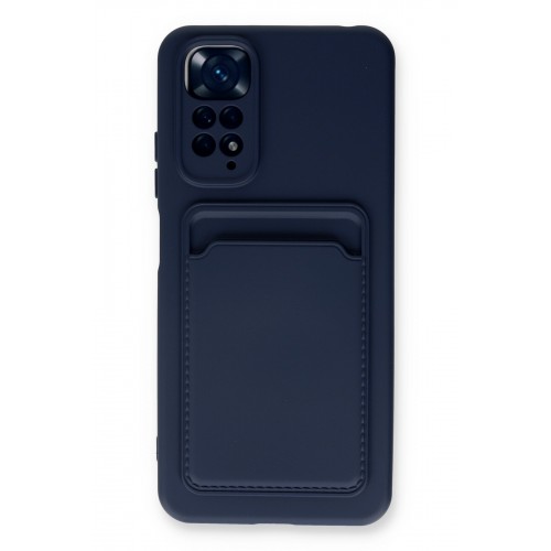 Newface Xiaomi Redmi Note 11S Kılıf Kelvin Kartvizitli Silikon - Lacivert Newface Xiaomi Redmi Note 11S Kılıf Kelvin Kartvizitli Silikon - Lacivert