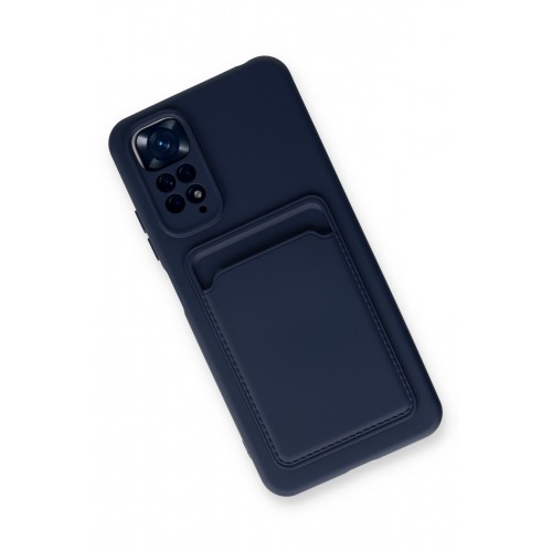 Newface Xiaomi Redmi Note 11S Kılıf Kelvin Kartvizitli Silikon - Lacivert Newface Xiaomi Redmi Note 11S Kılıf Kelvin Kartvizitli Silikon - Lacivert