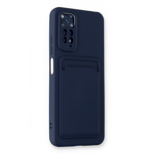 Newface Xiaomi Redmi Note 11S Kılıf Kelvin Kartvizitli Silikon - Lacivert Newface Xiaomi Redmi Note 11S Kılıf Kelvin Kartvizitli Silikon - Lacivert