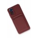Newface Xiaomi Redmi Note 11S Kılıf Kelvin Kartvizitli Silikon - Bordo Newface Xiaomi Redmi Note 11S Kılıf Kelvin Kartvizitli Silikon - Bordo