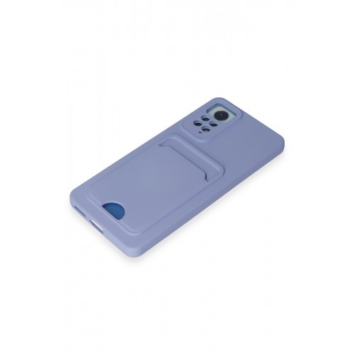 Newface Xiaomi Redmi Note 11 Pro Kılıf Kelvin Kartvizitli Silikon - Lila Newface Xiaomi Redmi Note 11 Pro Kılıf Kelvin Kartvizitli Silikon - Lila