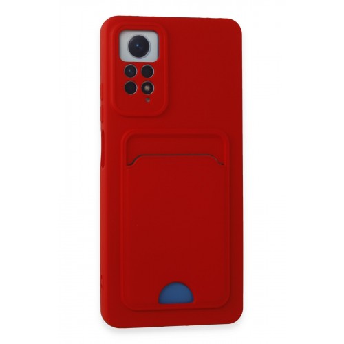 Newface Xiaomi Redmi Note 11 Pro Kılıf Kelvin Kartvizitli Silikon - Kırmızı Newface Xiaomi Redmi Note 11 Pro Kılıf Kelvin Kartvizitli Silikon - Kırmızı