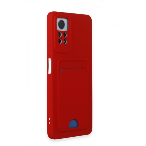 Newface Xiaomi Redmi Note 11 Pro Kılıf Kelvin Kartvizitli Silikon - Kırmızı Newface Xiaomi Redmi Note 11 Pro Kılıf Kelvin Kartvizitli Silikon - Kırmızı