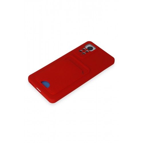 Newface Xiaomi Redmi Note 11 Pro Kılıf Kelvin Kartvizitli Silikon - Kırmızı Newface Xiaomi Redmi Note 11 Pro Kılıf Kelvin Kartvizitli Silikon - Kırmızı