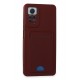 Newface Xiaomi Redmi Note 11 Pro Kılıf Kelvin Kartvizitli Silikon - Bordo Newface Xiaomi Redmi Note 11 Pro Kılıf Kelvin Kartvizitli Silikon - Bordo