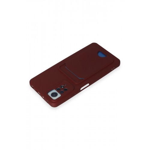 Newface Xiaomi Redmi Note 11 Pro Kılıf Kelvin Kartvizitli Silikon - Bordo Newface Xiaomi Redmi Note 11 Pro Kılıf Kelvin Kartvizitli Silikon - Bordo