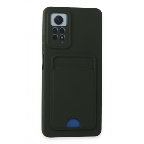 Newface Xiaomi Redmi Note 11 Pro Kılıf Kelvin Kartvizitli Silikon - Koyu Yeşil Newface Xiaomi Redmi Note 11 Pro Kılıf Kelvin Kartvizitli Silikon - Koyu Yeşil