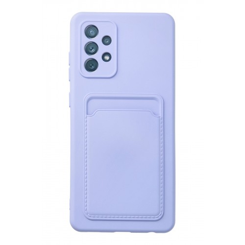 Newface Samsung Galaxy A13 4G Kılıf Kelvin Kartvizitli Silikon - Lila Newface Samsung Galaxy A13 4G Kılıf Kelvin Kartvizitli Silikon - Lila