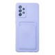 Newface Samsung Galaxy A13 4G Kılıf Kelvin Kartvizitli Silikon - Lila Newface Samsung Galaxy A13 4G Kılıf Kelvin Kartvizitli Silikon - Lila
