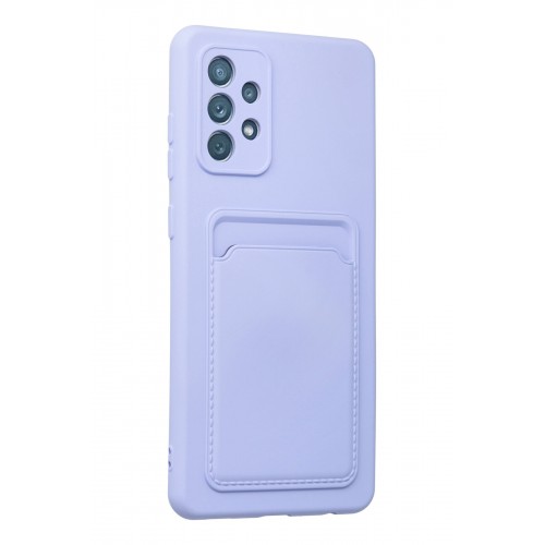Newface Samsung Galaxy A13 4G Kılıf Kelvin Kartvizitli Silikon - Lila Newface Samsung Galaxy A13 4G Kılıf Kelvin Kartvizitli Silikon - Lila