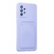 Newface Samsung Galaxy A13 4G Kılıf Kelvin Kartvizitli Silikon - Lila Newface Samsung Galaxy A13 4G Kılıf Kelvin Kartvizitli Silikon - Lila