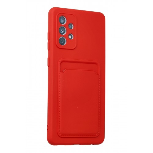 Newface Samsung Galaxy A13 4G Kılıf Kelvin Kartvizitli Silikon - Kırmızı Newface Samsung Galaxy A13 4G Kılıf Kelvin Kartvizitli Silikon - Kırmızı