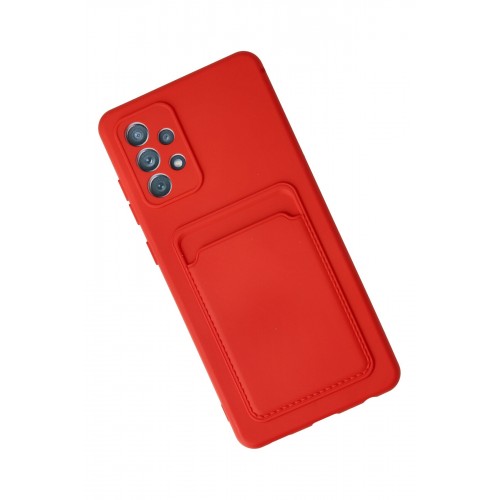 Newface Samsung Galaxy A13 4G Kılıf Kelvin Kartvizitli Silikon - Kırmızı Newface Samsung Galaxy A13 4G Kılıf Kelvin Kartvizitli Silikon - Kırmızı