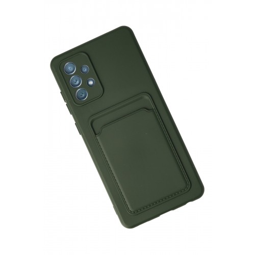 Newface Samsung Galaxy A53 5G Kılıf Kelvin Kartvizitli Silikon - Koyu Yeşil Newface Samsung Galaxy A53 5G Kılıf Kelvin Kartvizitli Silikon - Koyu Yeşil
