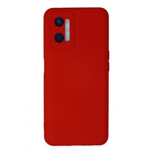 Newface Oppo A96 Kılıf Nano içi Kadife Silikon - Kırmızı Newface Oppo A96 Kılıf Nano içi Kadife Silikon - Kırmızı