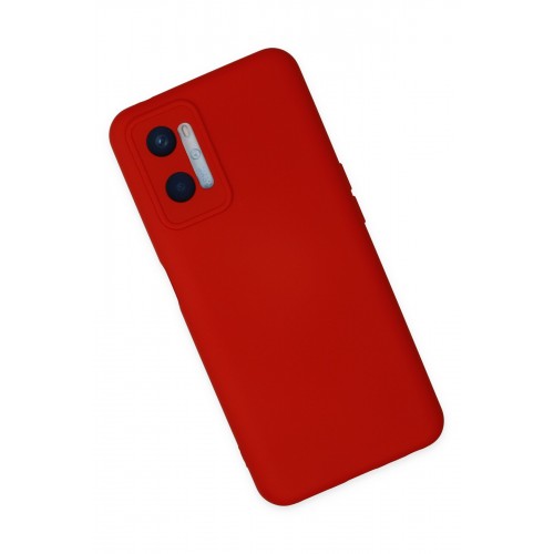 Newface Oppo A96 Kılıf Nano içi Kadife Silikon - Kırmızı Newface Oppo A96 Kılıf Nano içi Kadife Silikon - Kırmızı