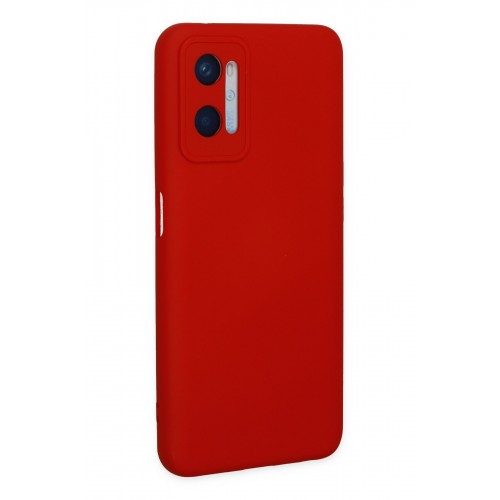 Newface Oppo A96 Kılıf Nano içi Kadife Silikon - Kırmızı Newface Oppo A96 Kılıf Nano içi Kadife Silikon - Kırmızı