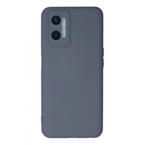 Newface Oppo A96 Kılıf Nano içi Kadife Silikon - Gri Newface Oppo A96 Kılıf Nano içi Kadife Silikon - Gri