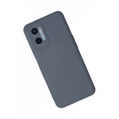 Newface Oppo A96 Kılıf Nano içi Kadife Silikon - Gri Newface Oppo A96 Kılıf Nano içi Kadife Silikon - Gri