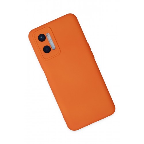 Newface Oppo A96 Kılıf Nano içi Kadife Silikon - Turuncu Newface Oppo A96 Kılıf Nano içi Kadife Silikon - Turuncu