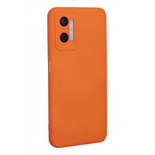 Newface Oppo A96 Kılıf Nano içi Kadife Silikon - Turuncu Newface Oppo A96 Kılıf Nano içi Kadife Silikon - Turuncu